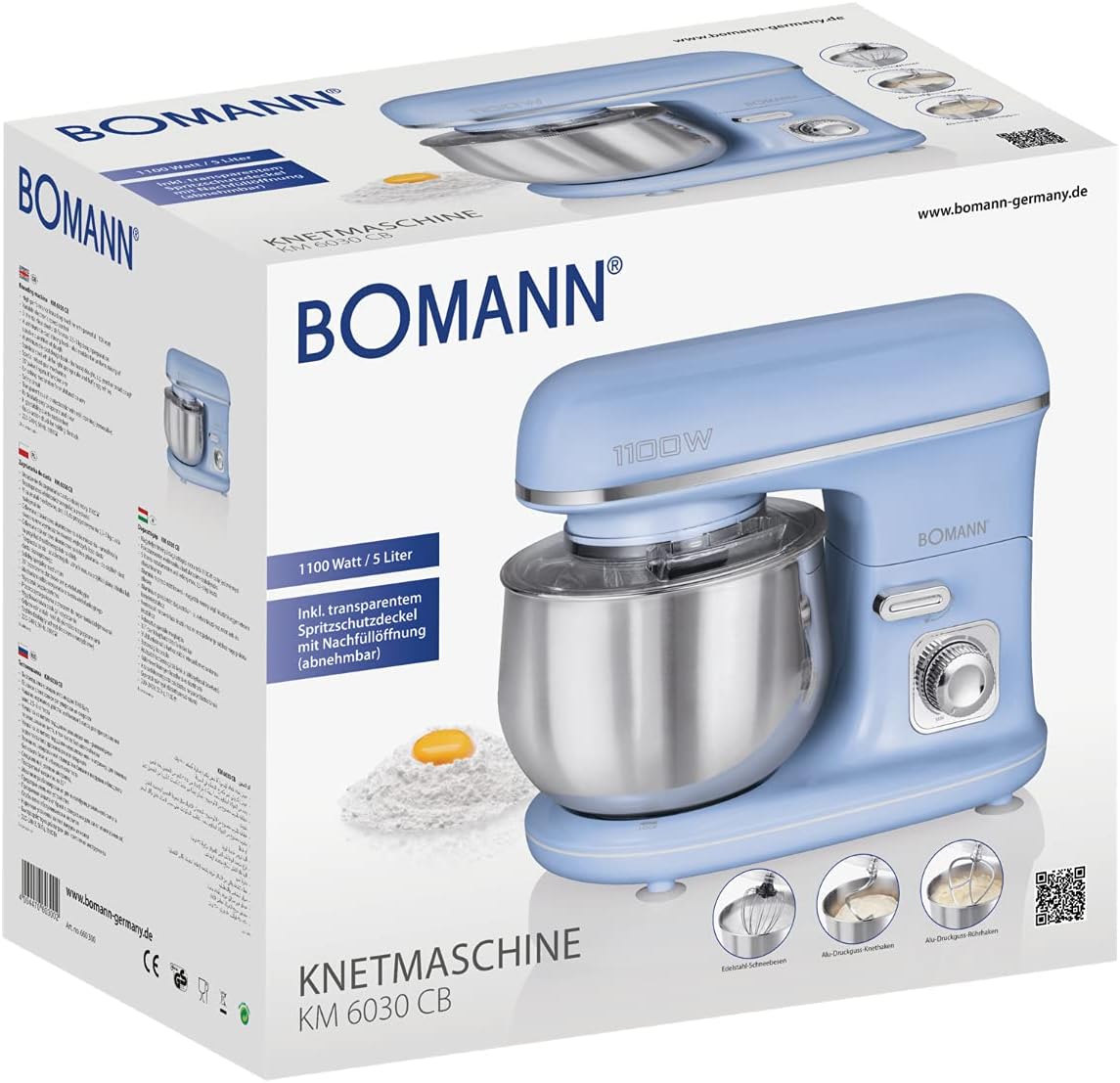 Produkttester gesucht: Bomann Knetmaschine KM 6030, Küchenmaschine Produkttester gesucht: Bomann Knetmaschine KM 6030, Küchenmaschine