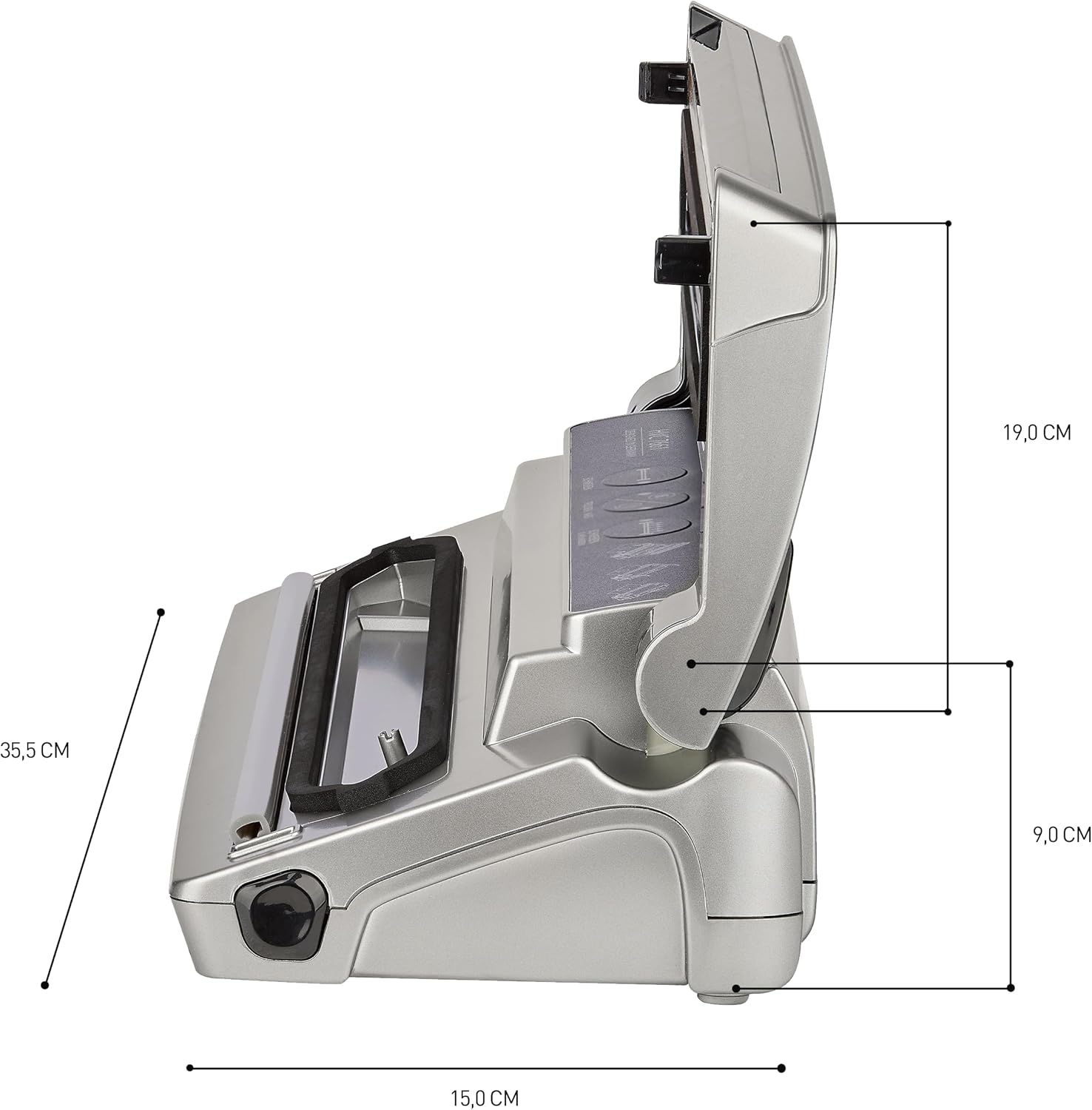 HEINRICHS Vakuumierer HVC7661, 120W, breite Schweißnaht, elektronische Vakuumregulierung, inkl. 10 Vakuumierbeutel