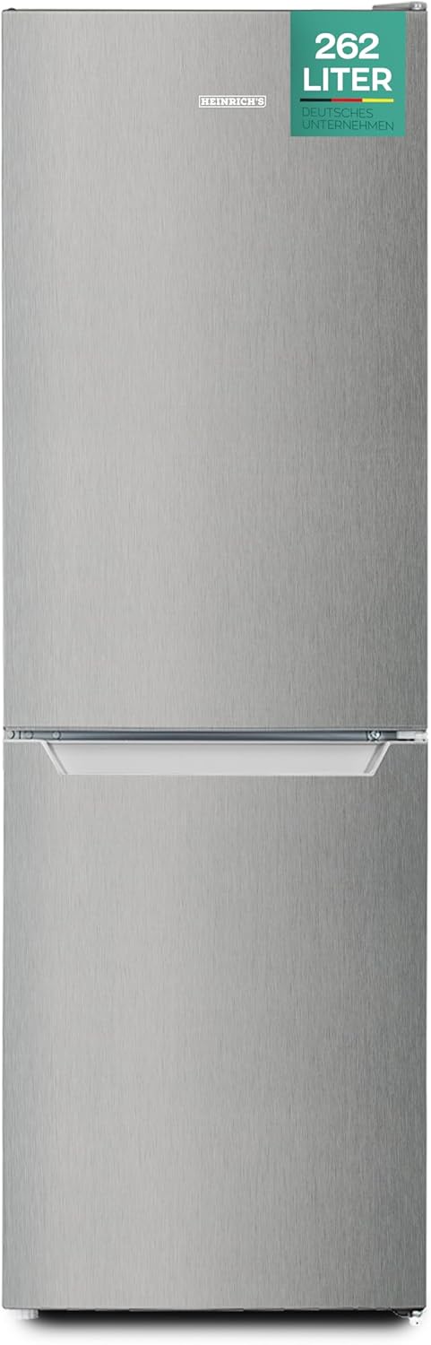 HEINRICHS Kühlgefrierkombination 262L, LED, 39dB, Fast-Cool, wechselbarer Türanschlag